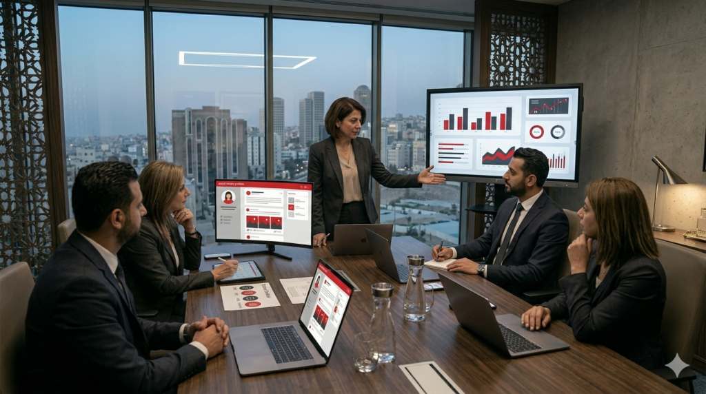 digital marketing agency in amman strategy meeting